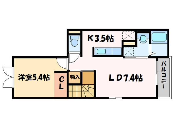 なんばセレーノの物件間取画像